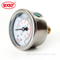 shell brass connection coffee pressure gauge